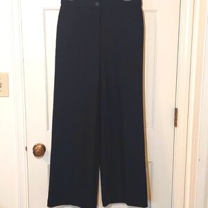 NWOT LOFT black wide-leg Marisa trousers, size 2
